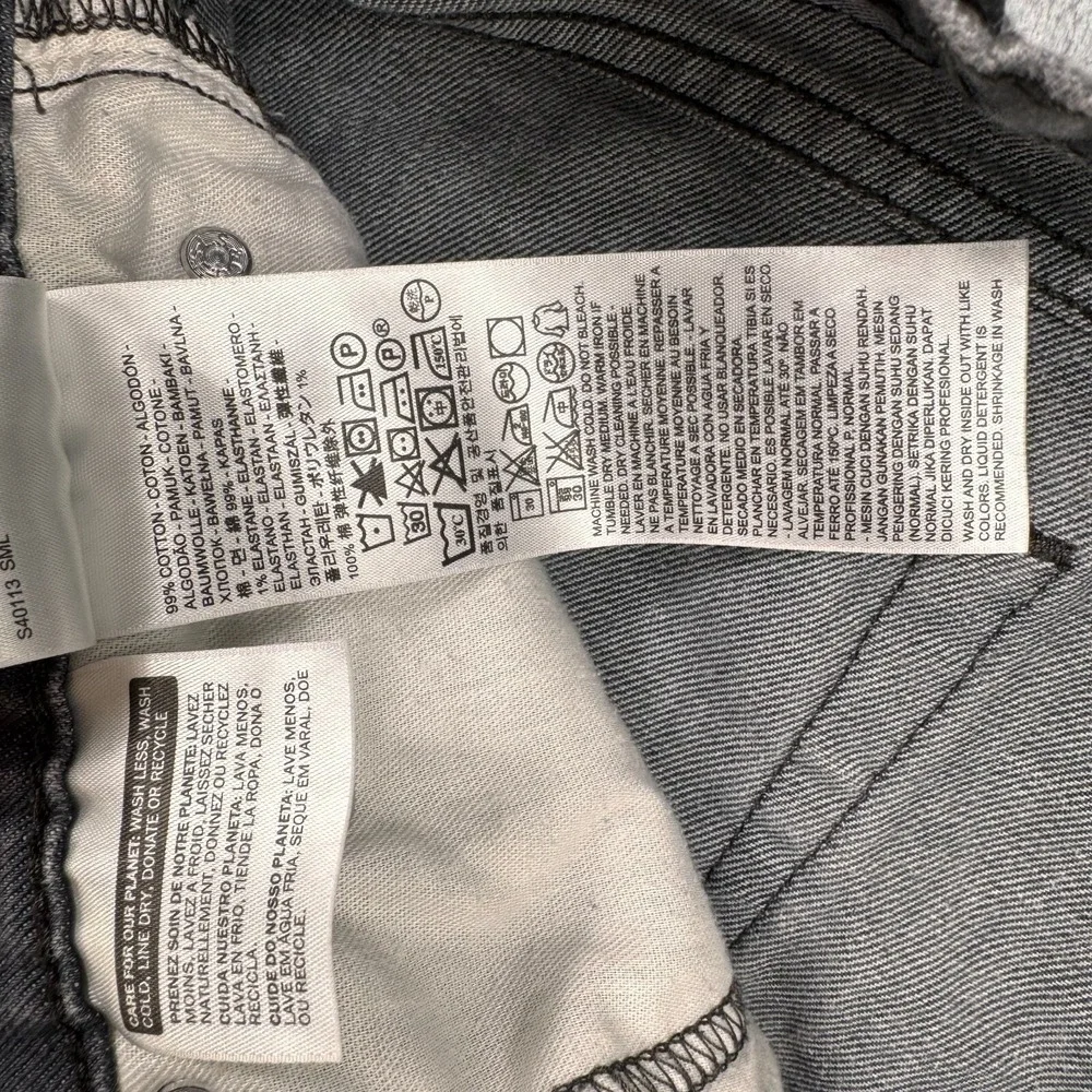 Levi's 510 Jeans Men's 32x34 Gray‎ Skinny Fit Denim Stretch Pants